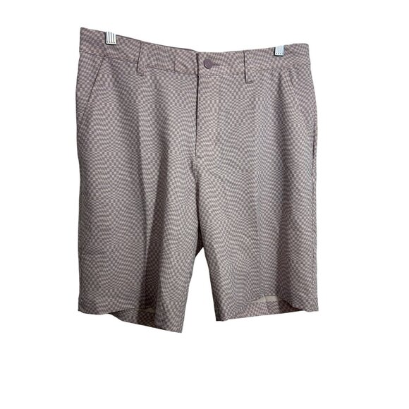 Adidas Men’s Golf Shorts 30” Lavender Geometric Ultimate 365 Print IT7861 Logo - Picture 1 of 16